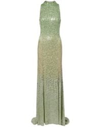 Jenny Packham - Benie Embellished Halterneck Gown - Lyst