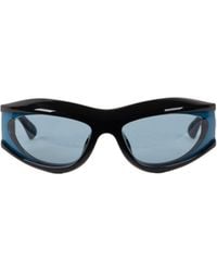Bottega Veneta - Logo Sunglasses - Lyst