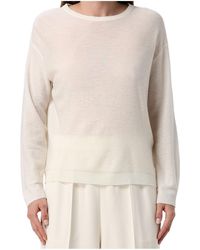 Fabiana Filippi - Sheer Detail Sweater - Lyst
