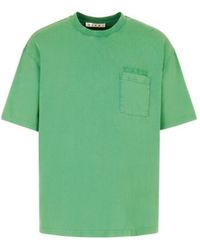 Marni - Logo Patch Crewneck T-Shirt - Lyst