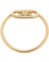 Celine - Maillon Triomphe Ring - Lyst