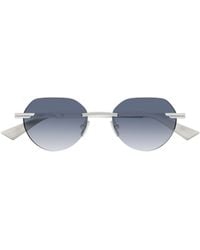 Bottega Veneta - Eyewear Panthos Frame Sunglasses - Lyst