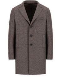 Harris Wharf London - Boxy Coat Pressed Wool - Lyst