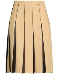 Marni - Camel Midi Skirt Polyester, Virgin Wool, Elastane - Lyst