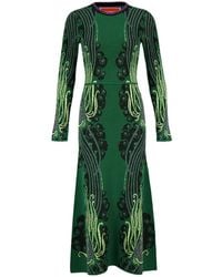 La DoubleJ - La Doublej Jacquard Knit Bee Dress - Lyst