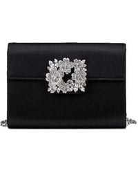 Roger Vivier - Bouquet Buckle Mini Clutch Bag - Lyst