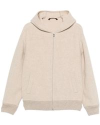 Fedeli - Hooded Zip-Front Jacket - Lyst