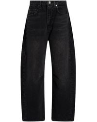 Rag & Bone - Solid Color Denim Trousers - Lyst