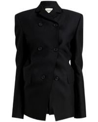 KHAITE - Rolo Double-Breasted Blazer - Lyst