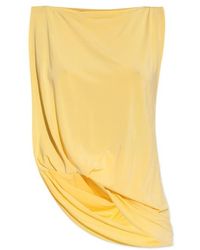 Jacquemus - Le Haute Peplo Twist Detailed Top - Lyst