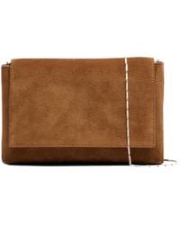 Nour Hammour - Zeina Suede Shoulder Bag - Lyst