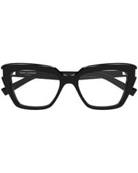 Saint Laurent - Eyewear Square Frame Glasses - Lyst