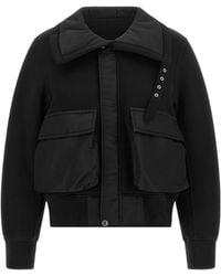 Sacai - Panelled Cargo Jacket - Lyst