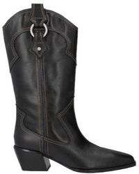 Rag & Bone - Embroidered Denim Boots - Lyst