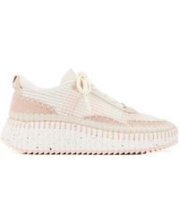 Chloé - Chloé Lower-Impact Mesh Nama Sneakers - Lyst