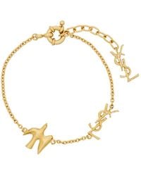 Saint Laurent - Cassandre Dove Bracelet - Lyst