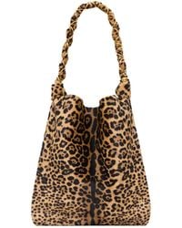 Saint Laurent - Amalia Leopard Printed Medium Shoulder Bag - Lyst