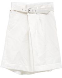 Comme des Garçons - Comme Des Garçons Wrapped Belted Shorts - Lyst