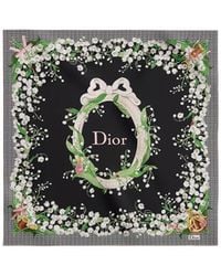 Dior - Lucky Médaillon 90 Square Scarf - Lyst