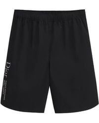 Dior - Montaigne Embroidery Track Shorts - Lyst