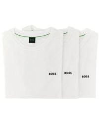 BOSS - Logo 3-Pack Crew Neck T-Shirts - Lyst
