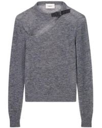 Coperni - Buckle Cut-Out Sweater - Lyst