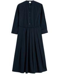 Aspesi - Pleated Collared Dress - Lyst