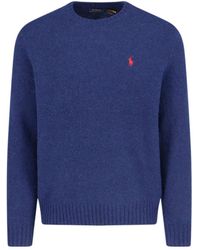 Polo Ralph Lauren - Pony Embroidered Crewneck Jumper - Lyst