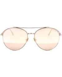 Tom Ford - Round-Frame Tinted Sunglasses - Lyst