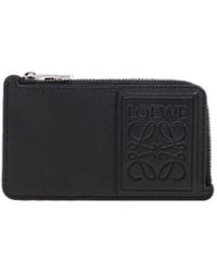 Loewe - Anagram Debossed Coin Cardholder - Lyst