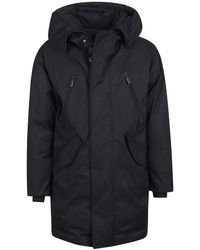 DSquared² - Long-Sleeved Hooded Coat - Lyst