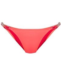 DIESEL - Bfpn-Irina Oval-D Plaque Bikini Briefs - Lyst