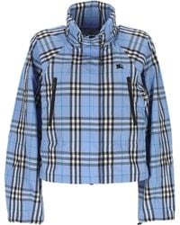Burberry - Layham Checked Hooded Jacket - Lyst