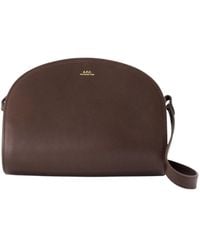A.P.C. - Demi Lune Crossbody Bag - Lyst