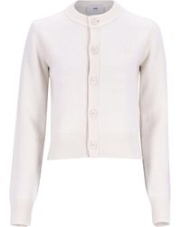 Ami Paris - Button-Front Cardigan - Lyst