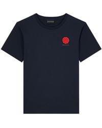 Emporio Armani - Mercerized Jersey T-Shirt Valentine's Day Capsule - Lyst