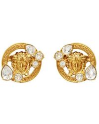 Versace - Embellished Earrings - Lyst