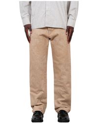 sunflower - Logo Patch Straight-Leg Jeans - Lyst
