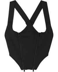 Monse - Criss-Cross Strap Detail Corset - Lyst