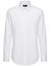 Gucci - Cotton Poplin Shirt With Embroidery - Lyst