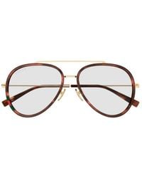 Gucci - Eyewear Aviator Frame Sunglasses - Lyst