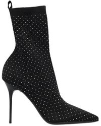 Balmain - Skye Sock Ankle Boots - Lyst