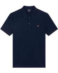 Paul & Shark - Logo Patch Short-Sleeved Polo Shirt - Lyst