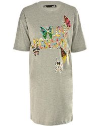 Moschino - A Printed Dress - Lyst