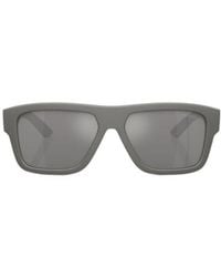 Prada Linea Rossa - Prada Eyewear Square Frame Sunglasses - Lyst