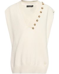 Dolce & Gabbana - V-Neck Knitted Vest - Lyst