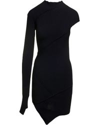 Balenciaga - One-Shoulder Mini Dress - Lyst