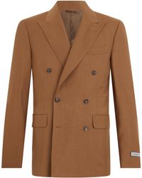 Canali - Double-Breasted Blazer - Lyst