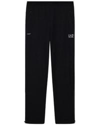 EA7 - Logo-Print Drawstring Track Pants - Lyst