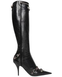 Balenciaga - Cagole Pointed-Toe Boots - Lyst